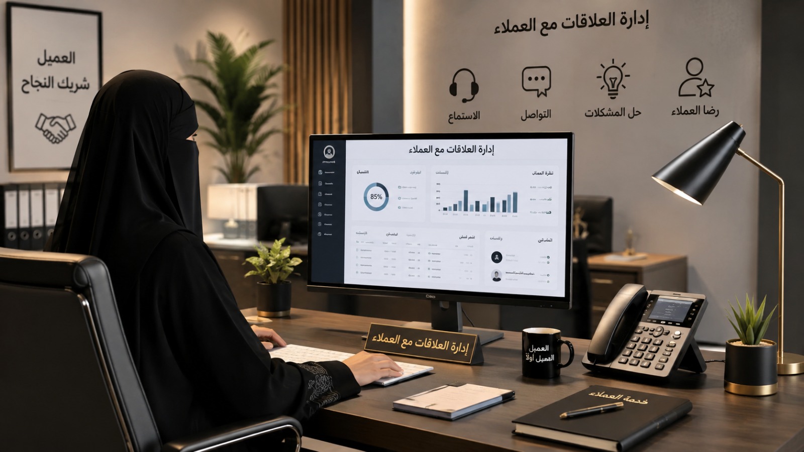 ادارة العلاقات مع العملاء